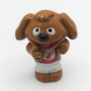 Muppet Babies Baby Rowlf Rare PVC Figure Jum Henson Cartoon Toy Rolf